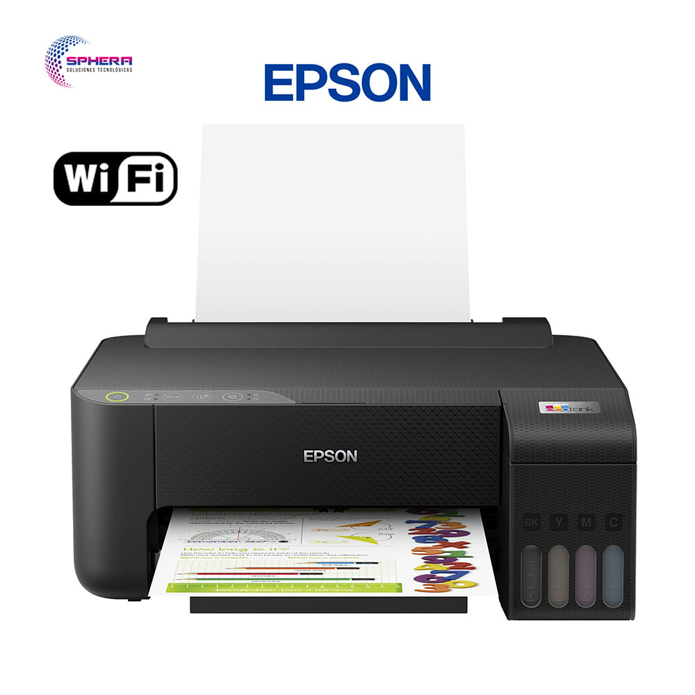 Impresora Wireless Epson Ecotank L1250 USB Mono Funcional Solo Imprime