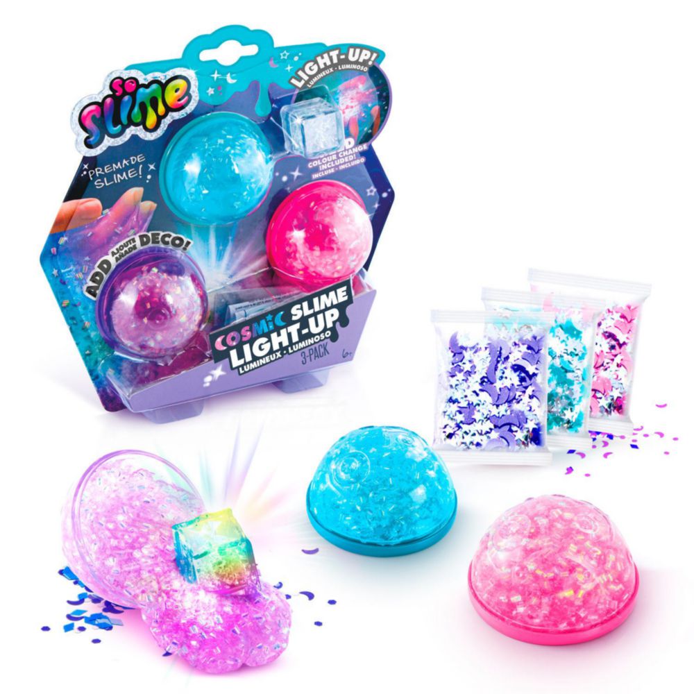 Slime Canal Toys 3 Pack Light Up