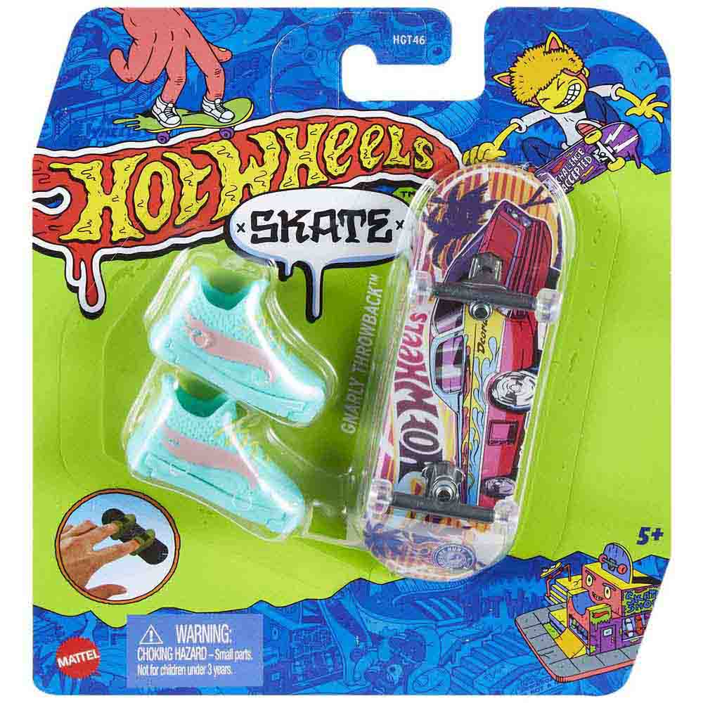 Vehículo de Juguete HOT WHEELS Patineta con Tenis de Skate