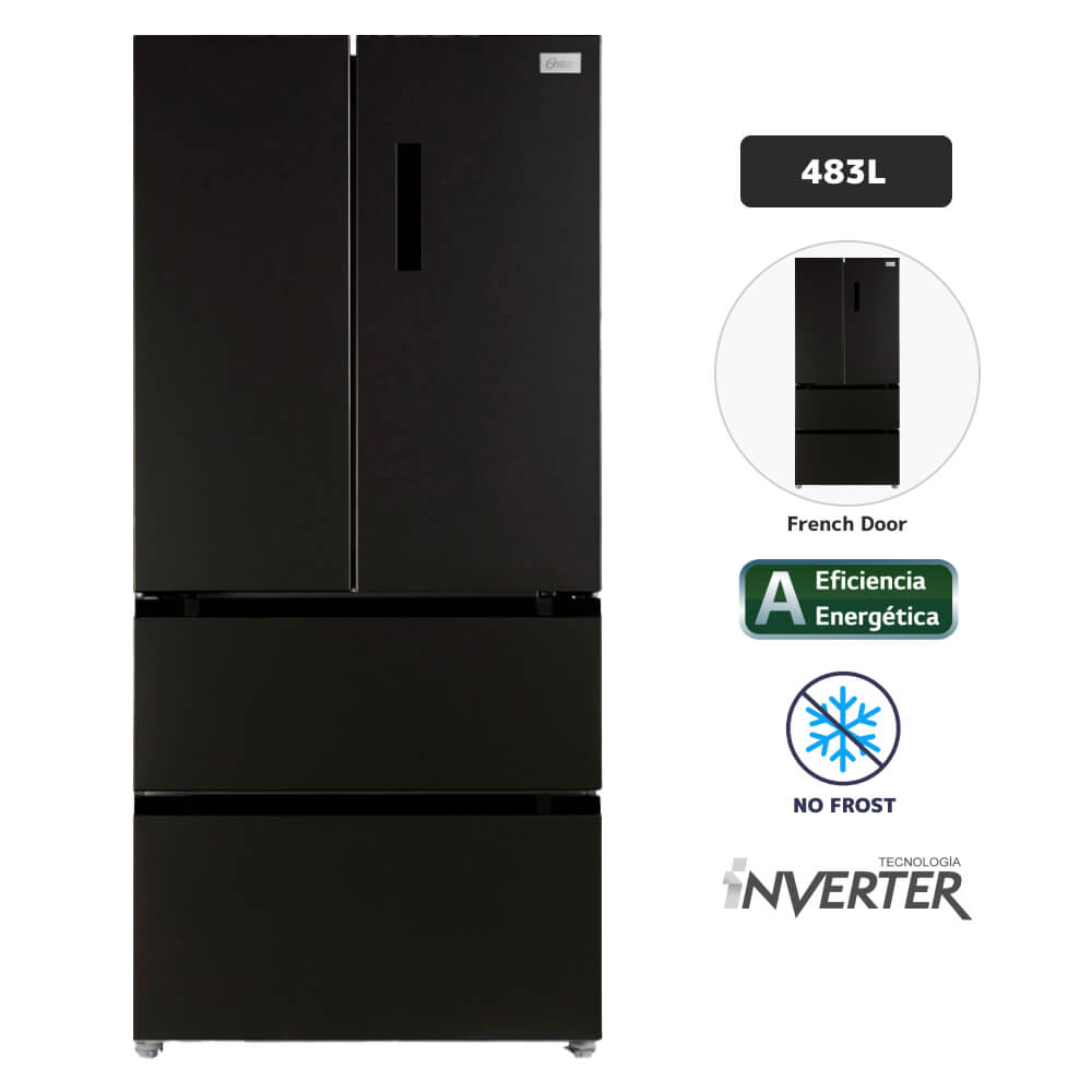 Refrigeradora OSTER 483L No Frost OS-PFDNFS1702BI Black