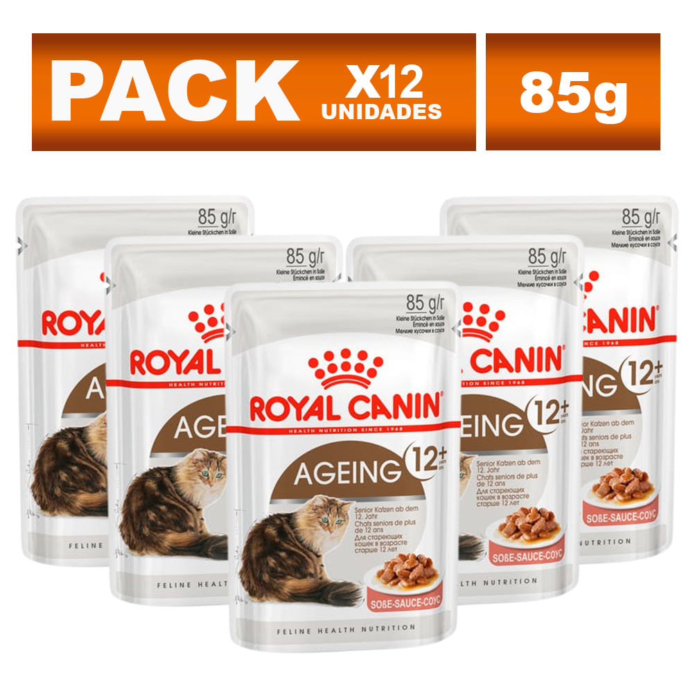 Salsa Premium para Gatos + 12meses Royal Canin Fhn 85g 12un