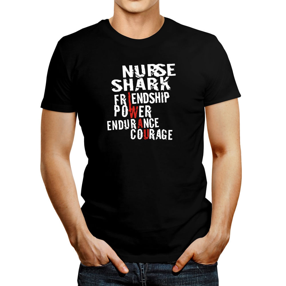 Polo de Hombre Idakoos Nurse Shark Friendship Power Endurance Courage