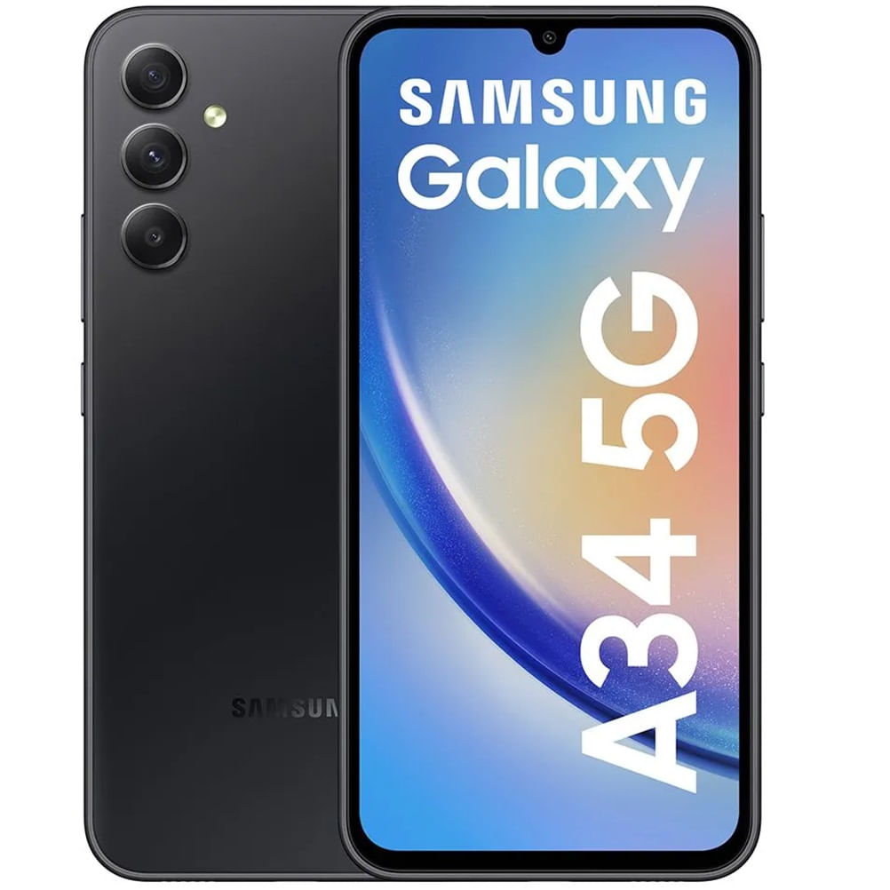 Celular Samsung Galaxy A34 5G 128GB 6GB RAM Negro