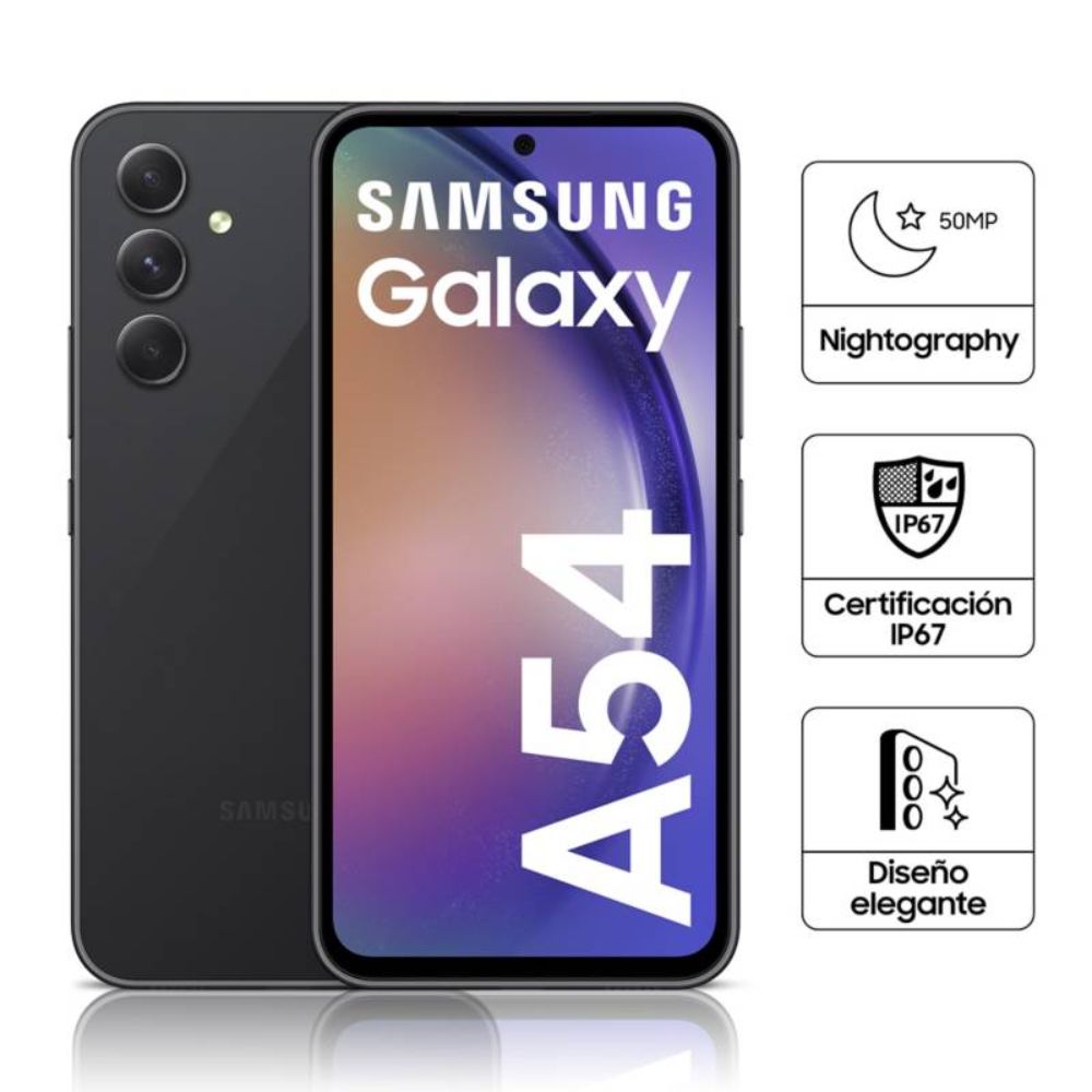Samsung Galaxy A54 5G 8GB + 256GB - Negro