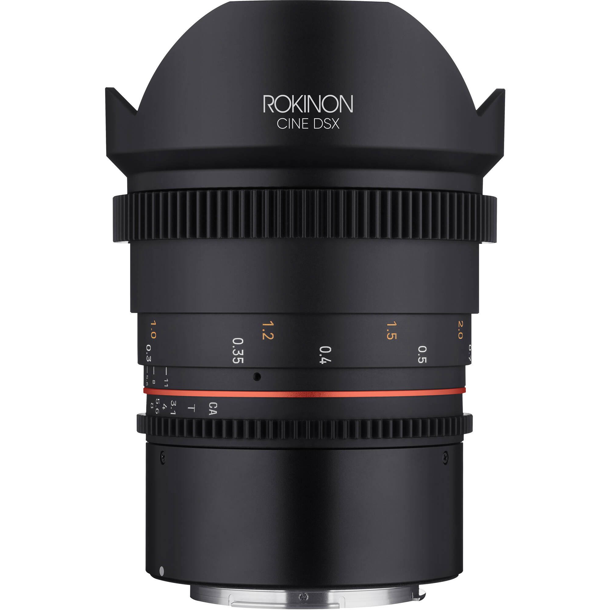 Lente de cine ultra gran angular Rokinon T3.1 DSX de 14 mm (montura Canon RF)