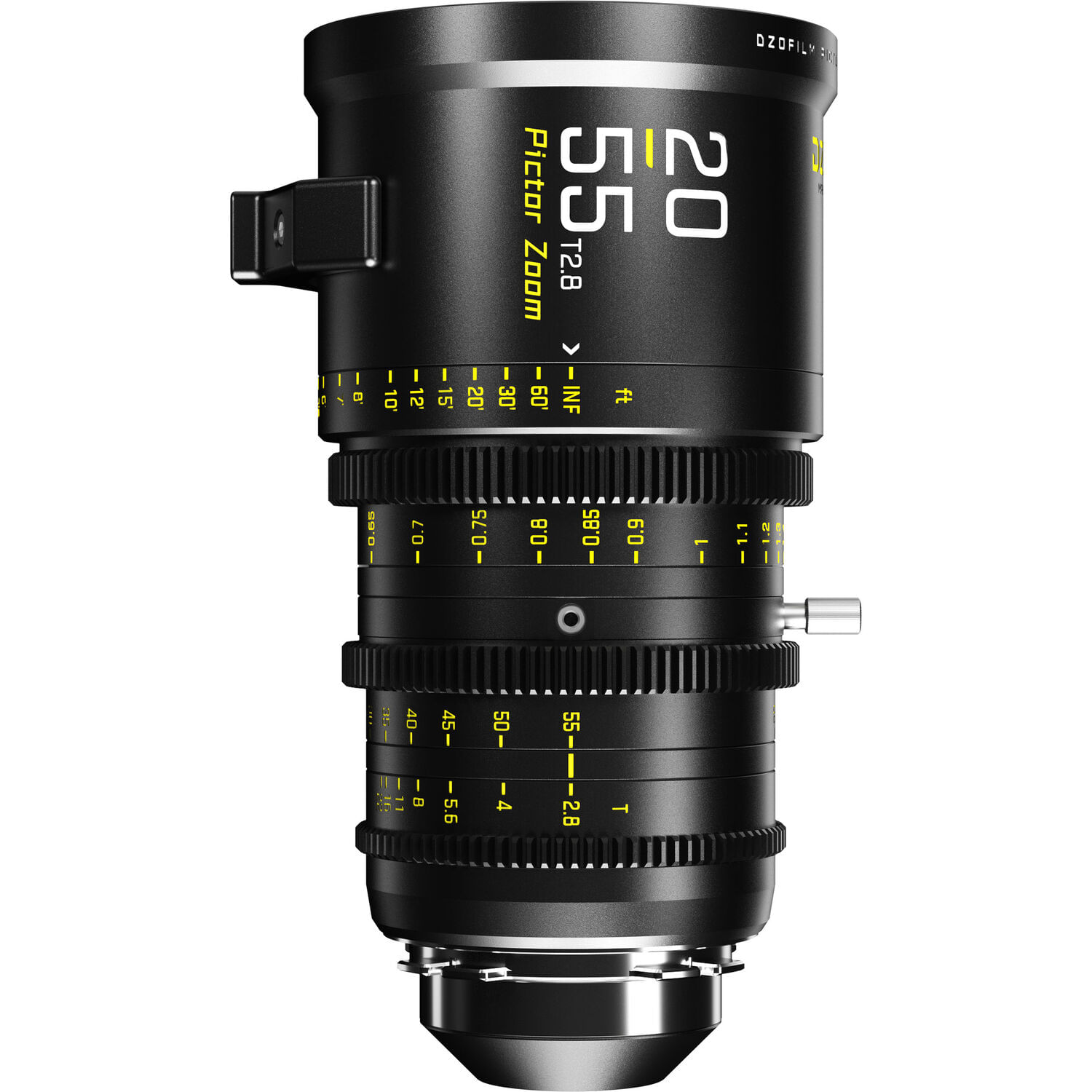Lente zoom parfocal DZOFilm Pictor de 20 a 55 mm T2.8 Super35 (montura PL y montura EF)