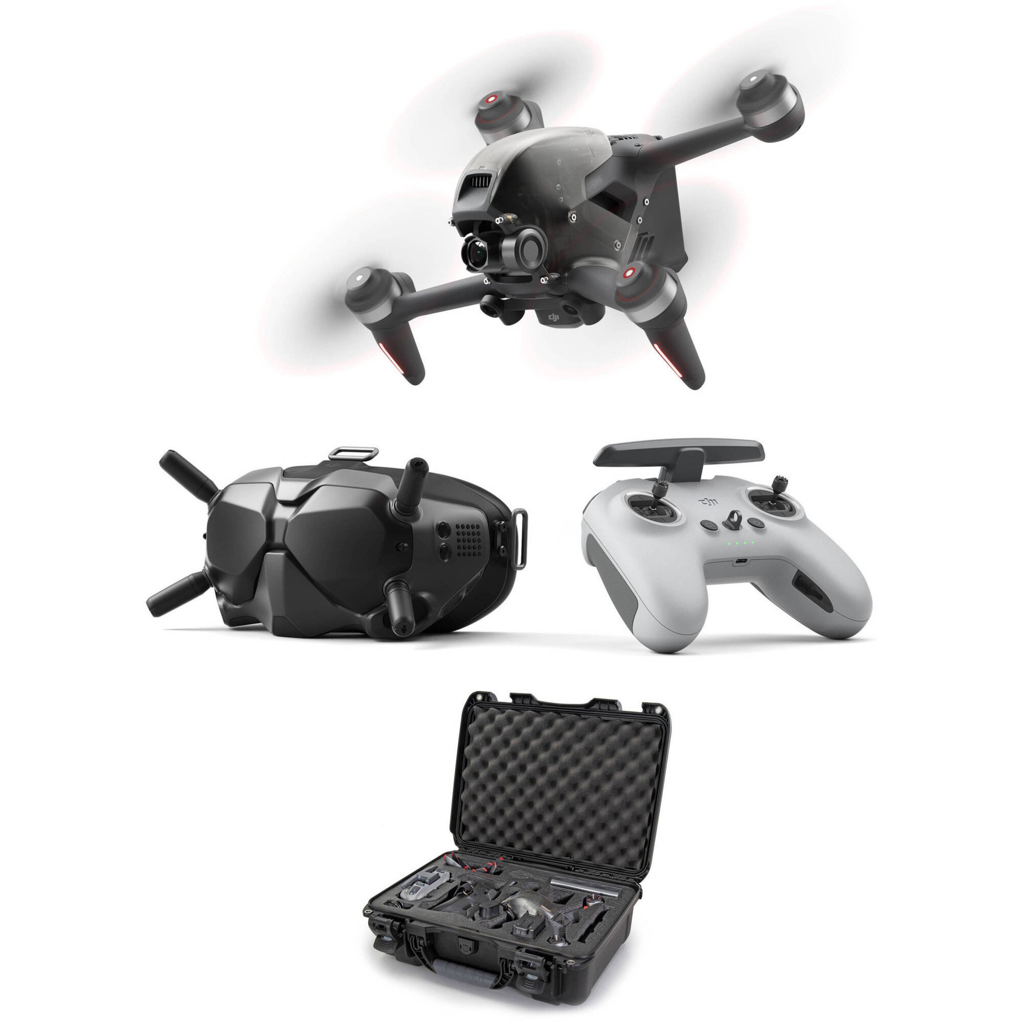 Dron DJI FPV con kit de estuche Nanuk 925 (Combo)