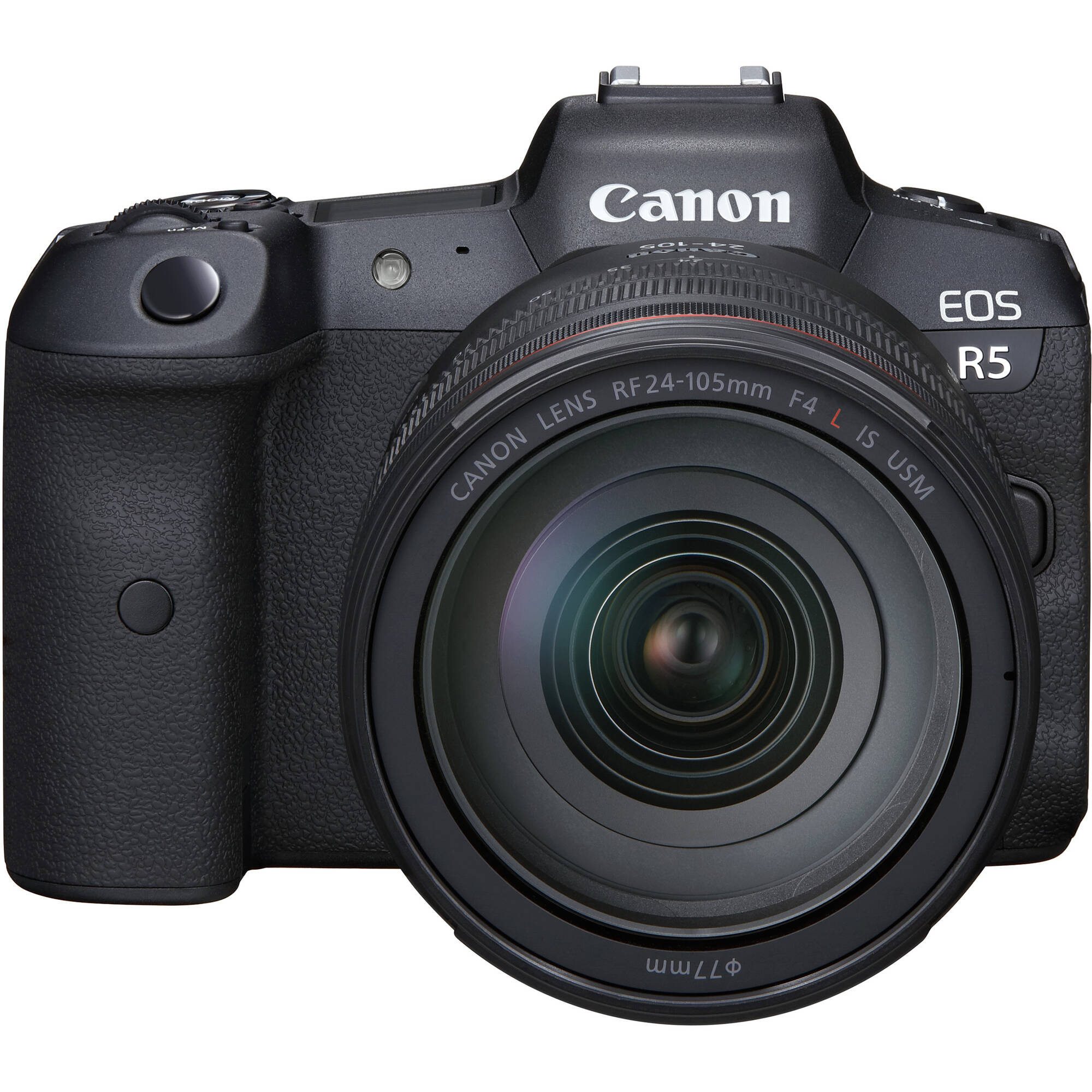 Cámara sin espejo Canon EOS R5 con lente de 24-105 mm f/4