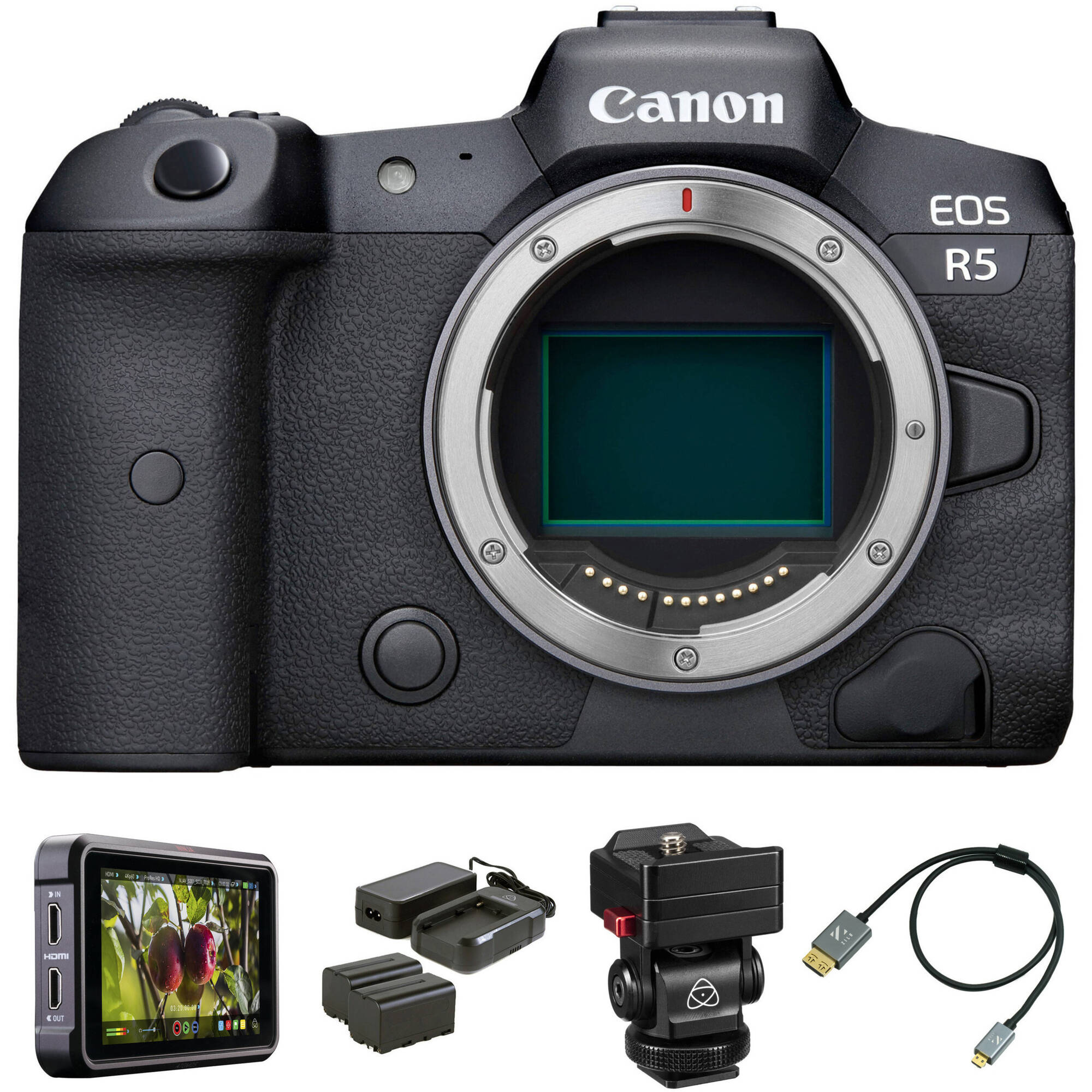 Kit de cine para cámara sin espejo Canon EOS R5
