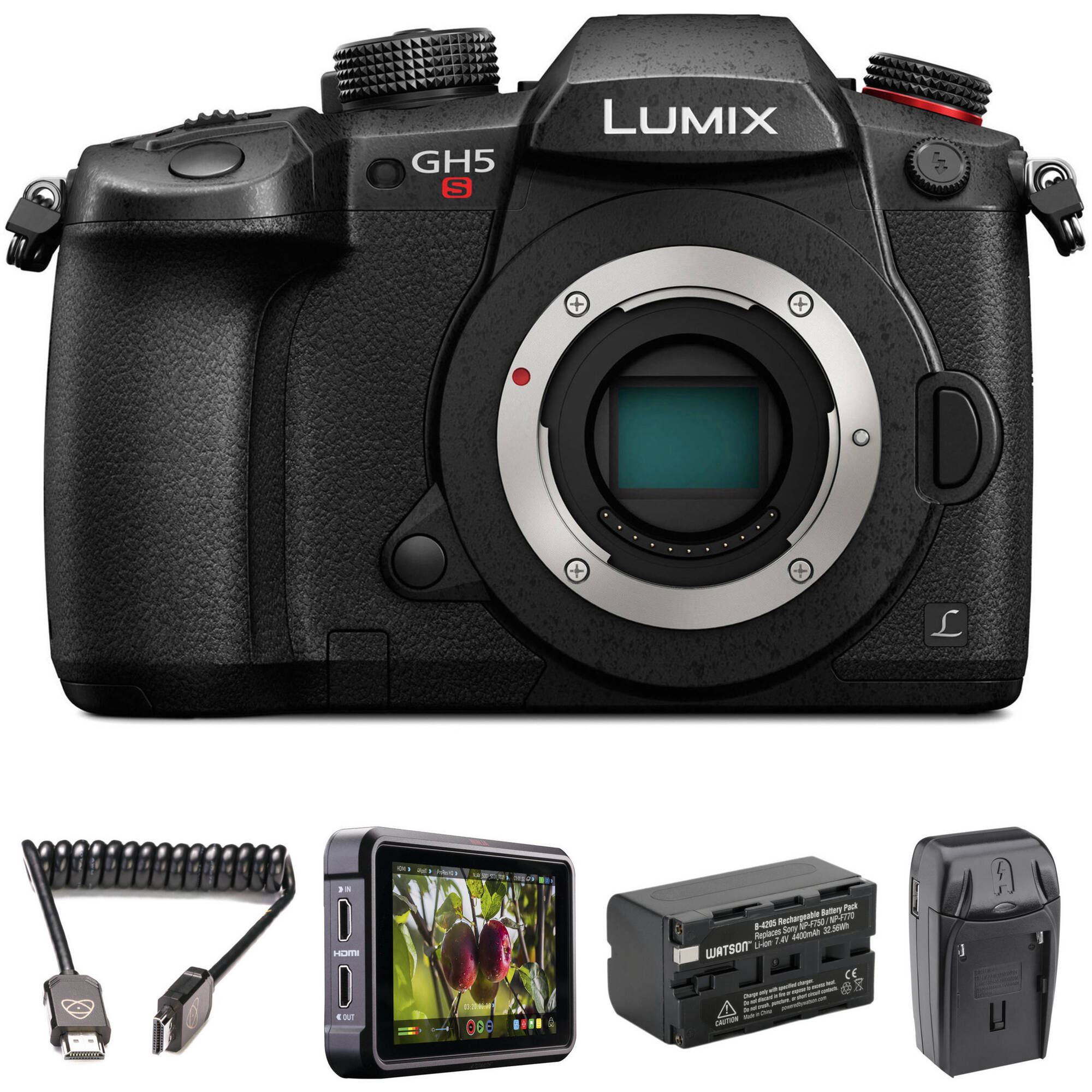 Panasonic Lumix GH5S Cámara sin espejo HDR Filmmaker Kit