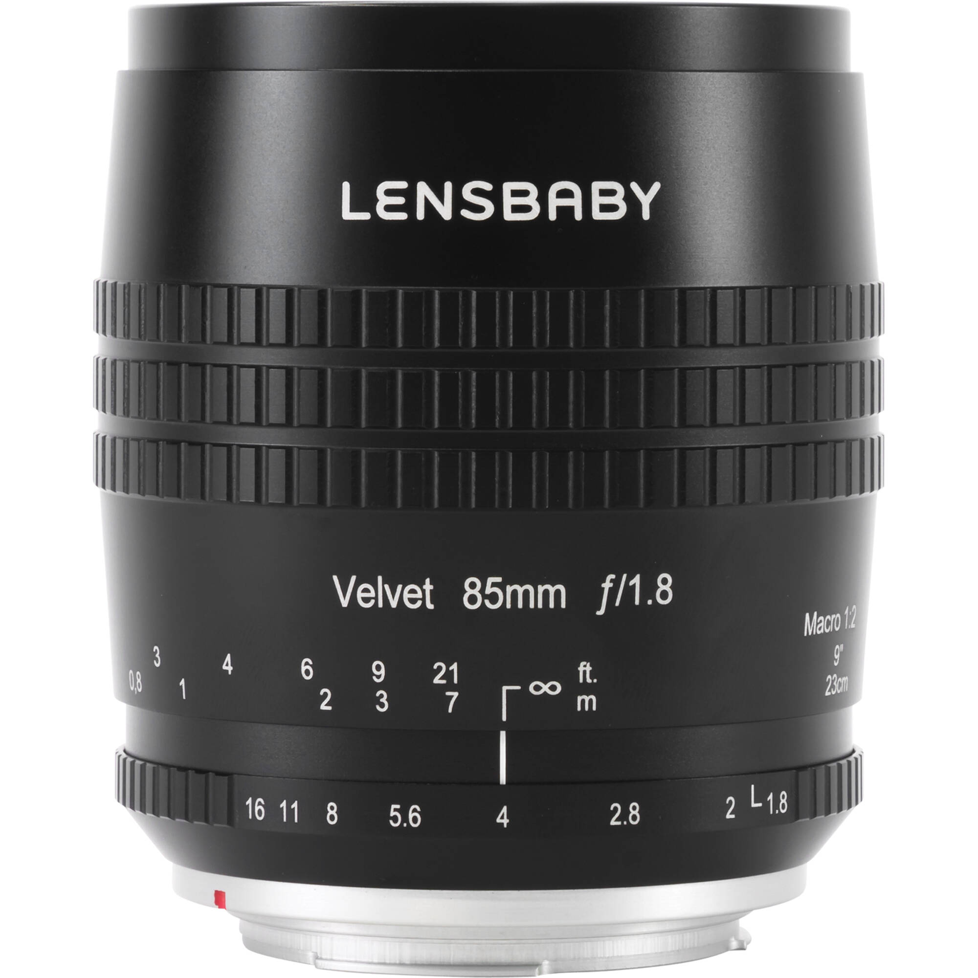 Lensbaby Velvet 85mm f/1.8 Lente para FUJIFILM X (Negro)