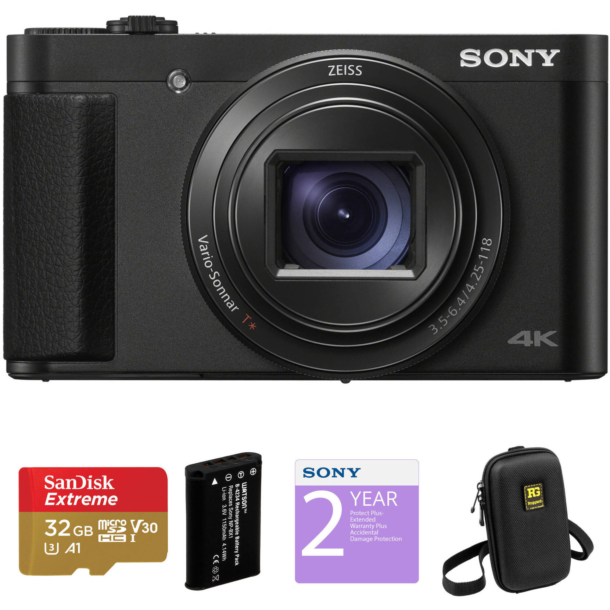 Kit de lujo de cámara digital Sony Cyber-shot DSC-HX99