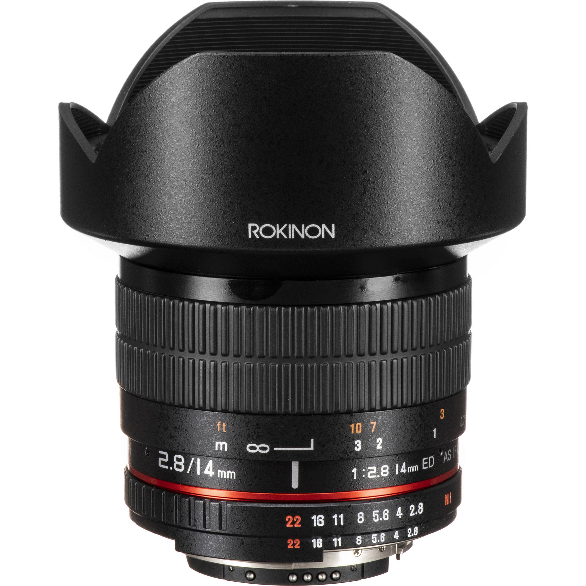 Lente Rokinon 14mm f/2.8 IF ED UMC para Nikon con Chip AE