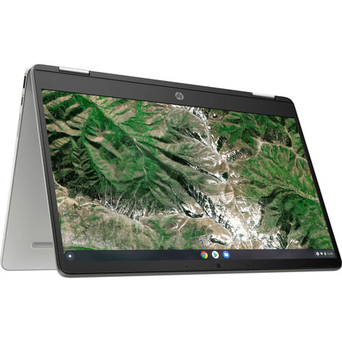 HP Chromebook x360 2 en 1 de 14&quot; 14a-ca0040nr de 32 GB (plata mineral y natural)
