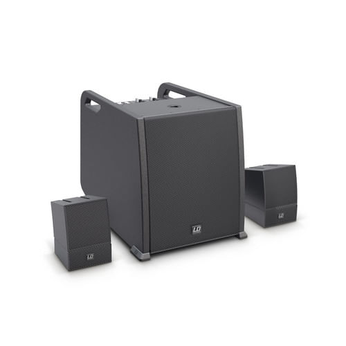 LD Systems CURV 500 AVS Sistema de matriz portátil AV Conjunto con cables de altavoces (negro)