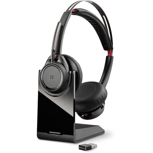 Auricular Bluetooth Plantronics Voyager Focus UC con adaptador USB tipo A para aplicaciones UC es...