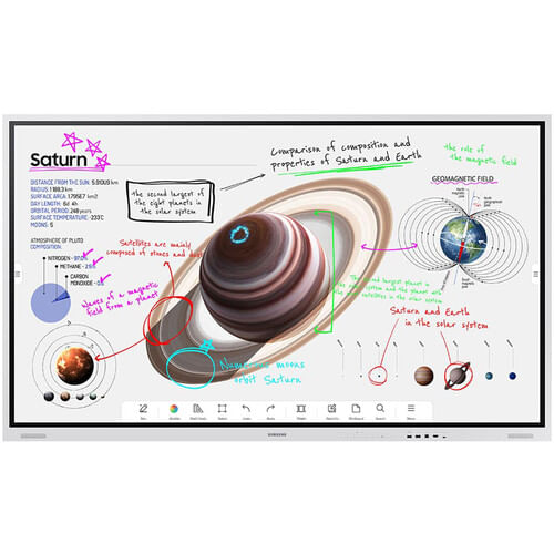 Samsung WM75B Flip Pro Pantalla LED táctil interactiva 4K de 75&quot;