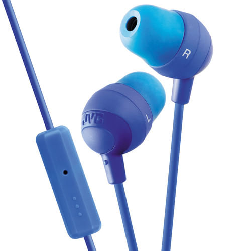 JVC HA-FR37 Marshmallow Inner-Ear Headphones (azul)