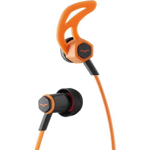 Los auriculares en el oído V-Moda Forza con micrófono en línea y control remoto (Apple iOS, naranja)