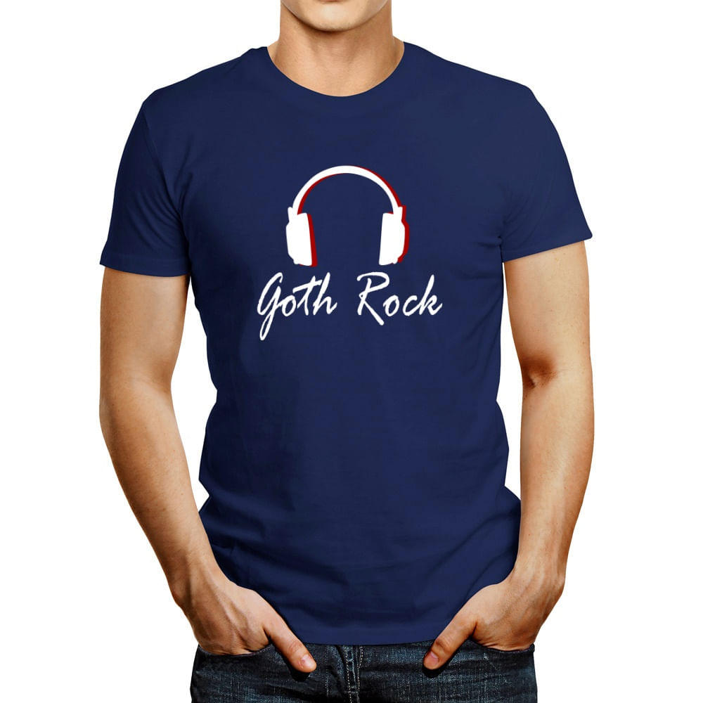Polo De Hombre Idakoos Goth Rock Headphones