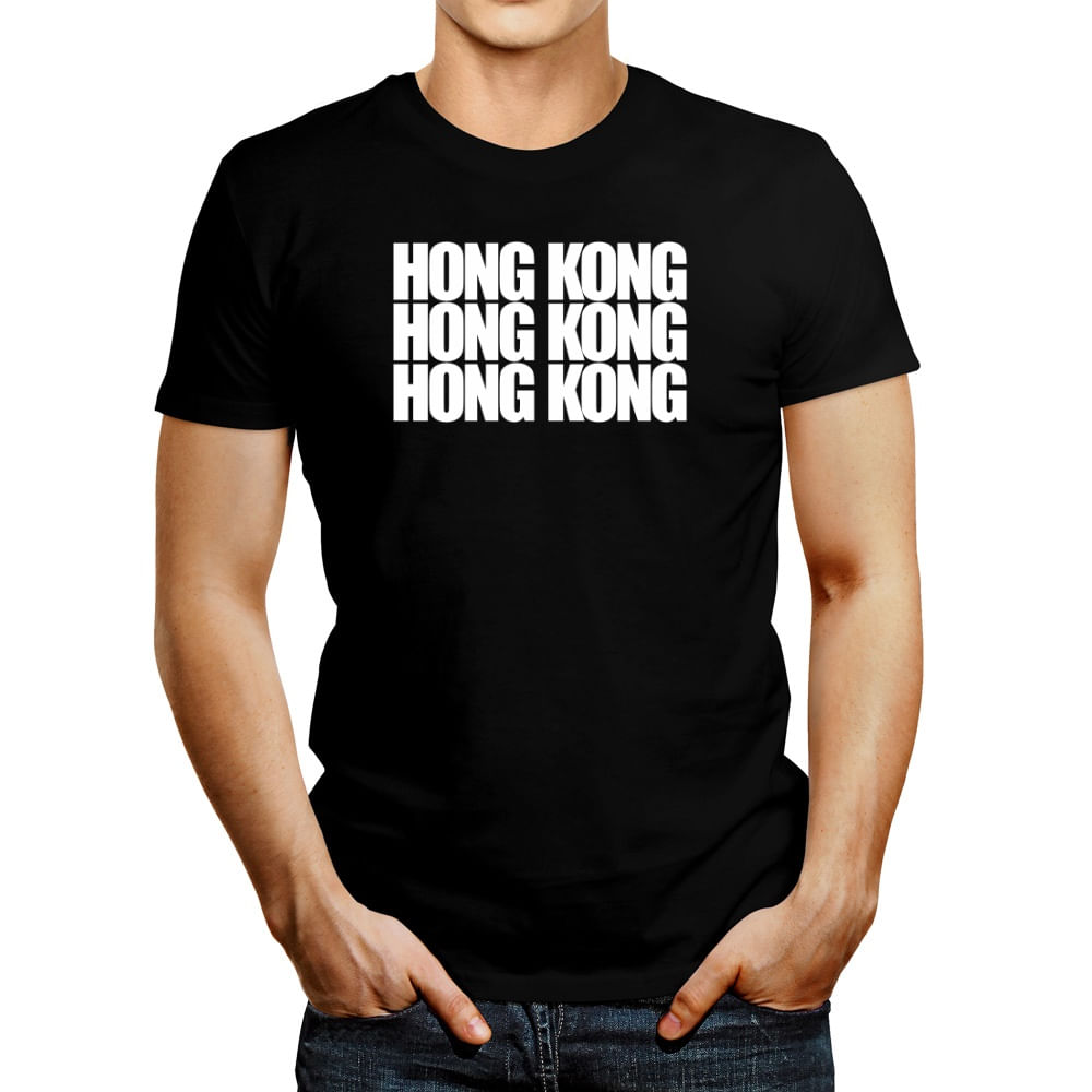 Polo de Hombre Idakoos Hong Kong Three Words