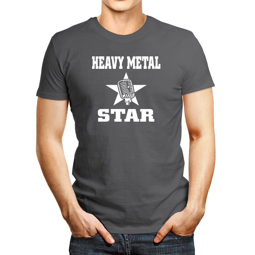 Polo de Hombre Idakoos Heavy Metal Star Microphone
