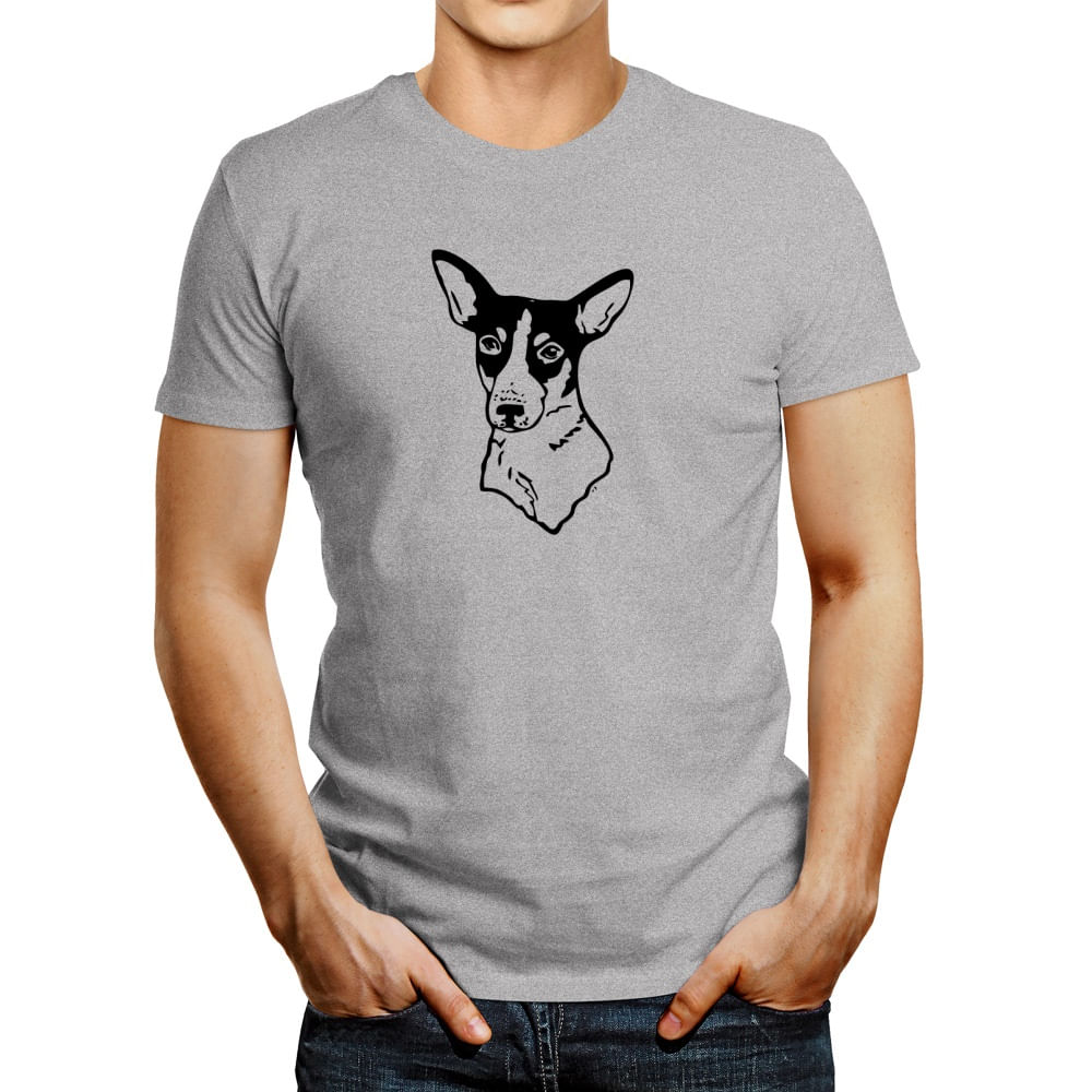 Polo de Hombre Idakoos Rat Terrier Face Special Graphic