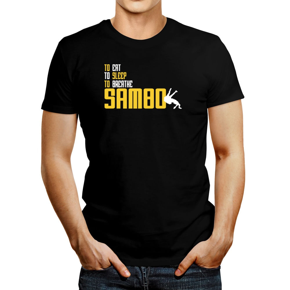 Polo de Hombre Idakoos To Eat To Sleep To Breathe Sambo