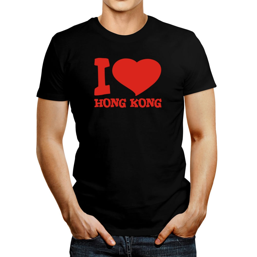 Polo de Hombre Idakoos I Love Hong Kong