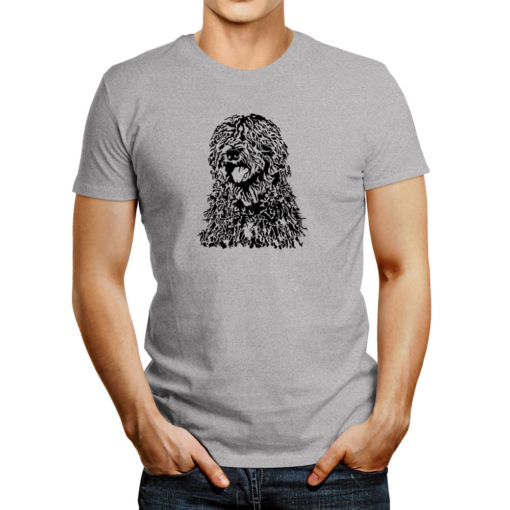 Polo de Hombre Idakoos Spanish Water Dog Face Special Graphic