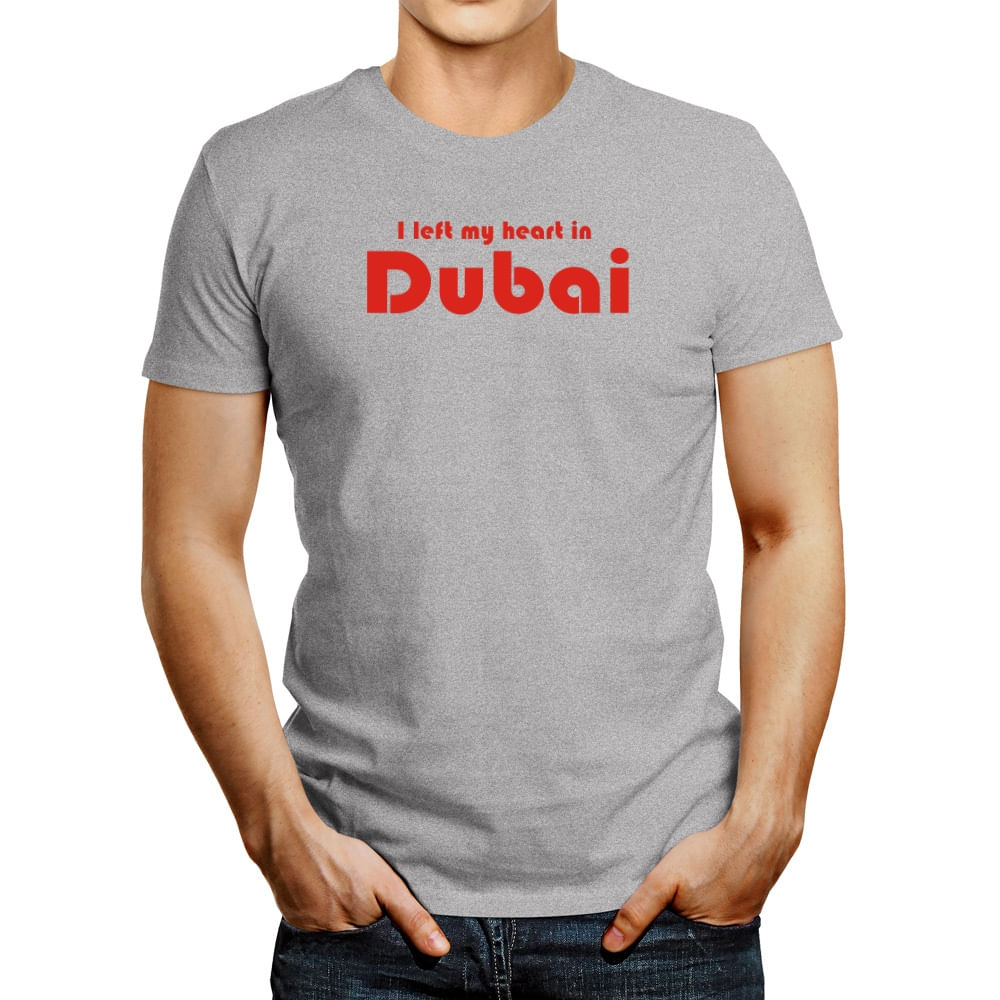 Polo de Hombre Idakoos I Left My Heart In Dubai
