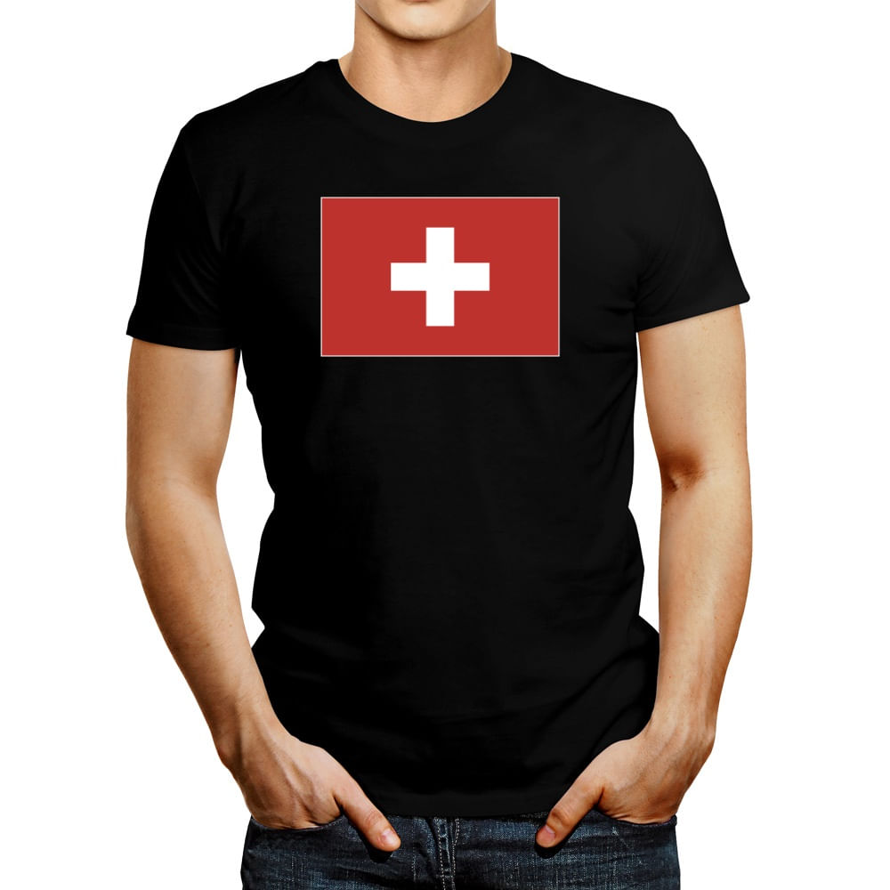 Polo de Hombre Idakoos Switzerland Flag