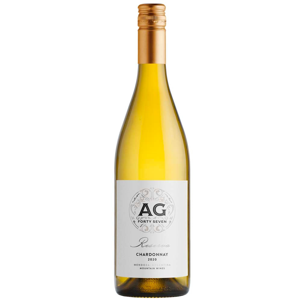 Vino Blanco AG 47 Chardonnay Reserva Botella 750ml