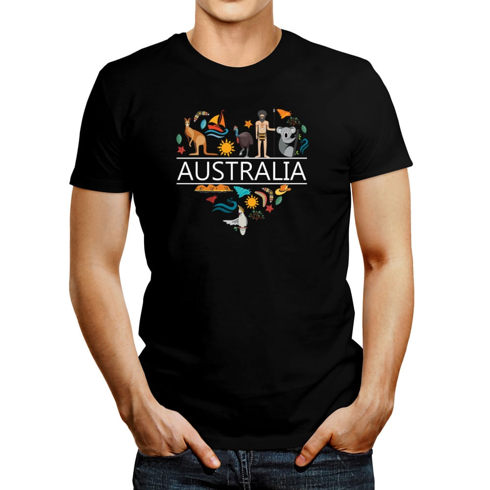 Polo de Hombre Idakoos I Love Australia