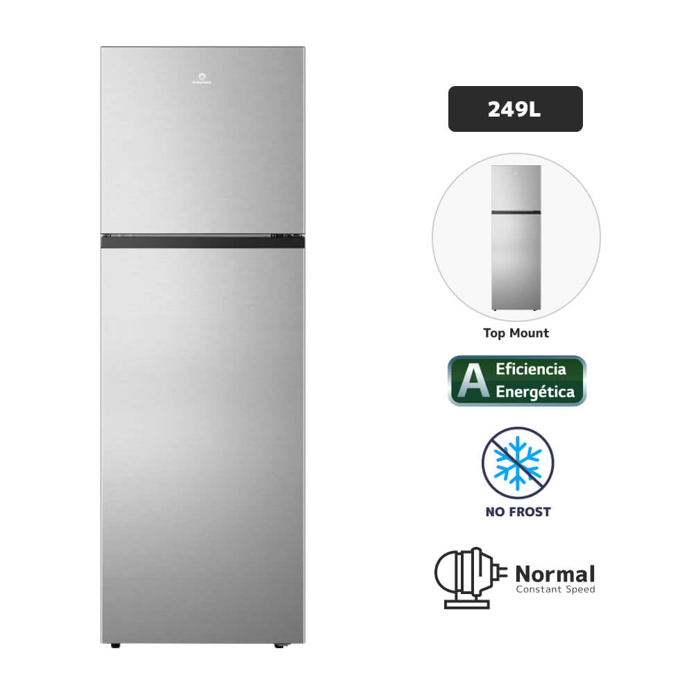 Refrigeradora INDURAMA 249L No Frost RI-389 Croma