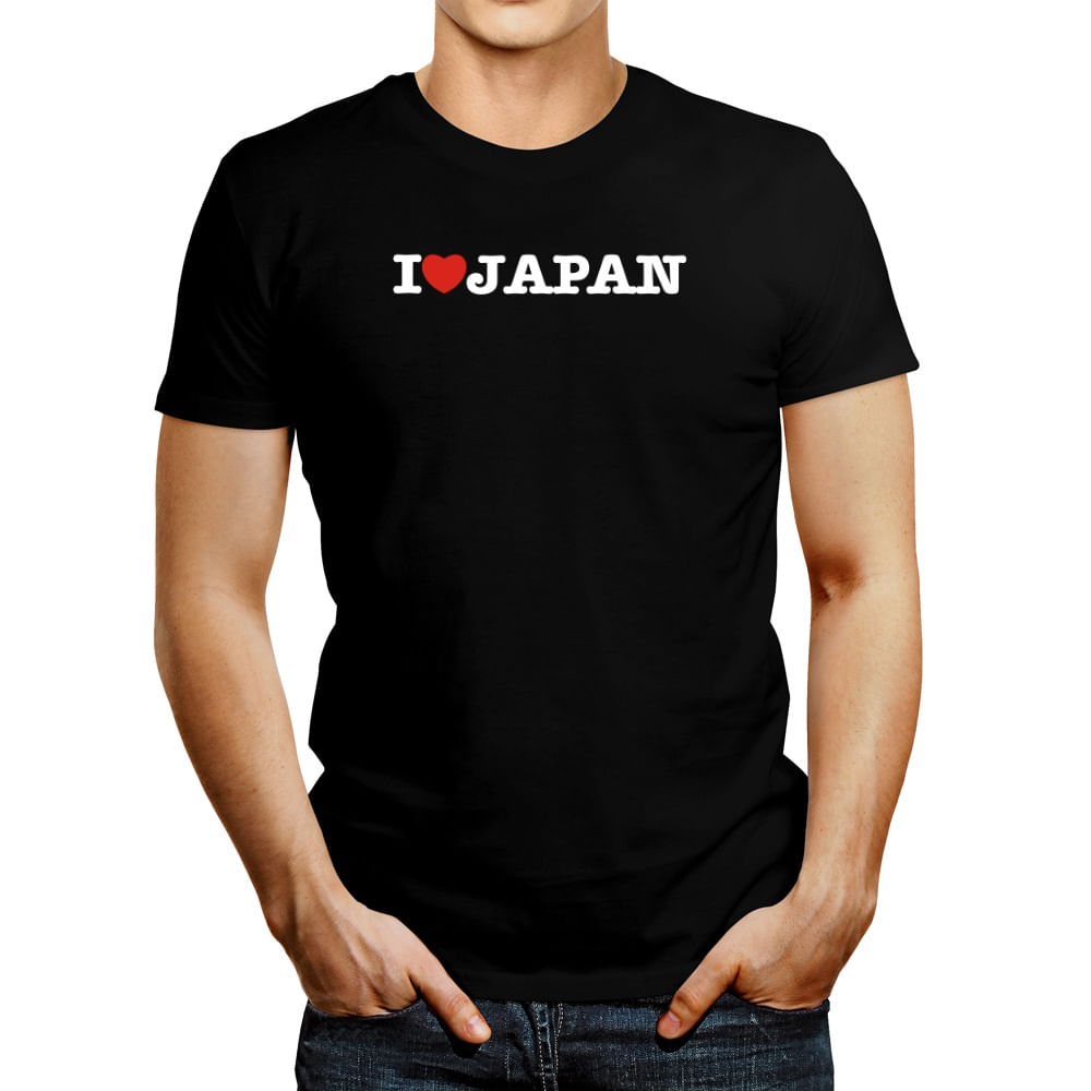 Polo de Hombre Idakoos I Love Japan Linear