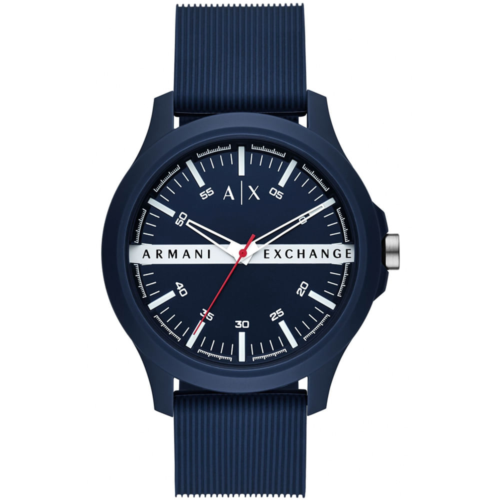 Reloj Armani Exchange Hampton AX2421 para Hombre Correa de Silicona Azul