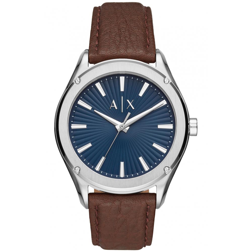 Reloj Armani Exchange Fitz AX2804 para Hombre Correa de Cuero Marron Azul