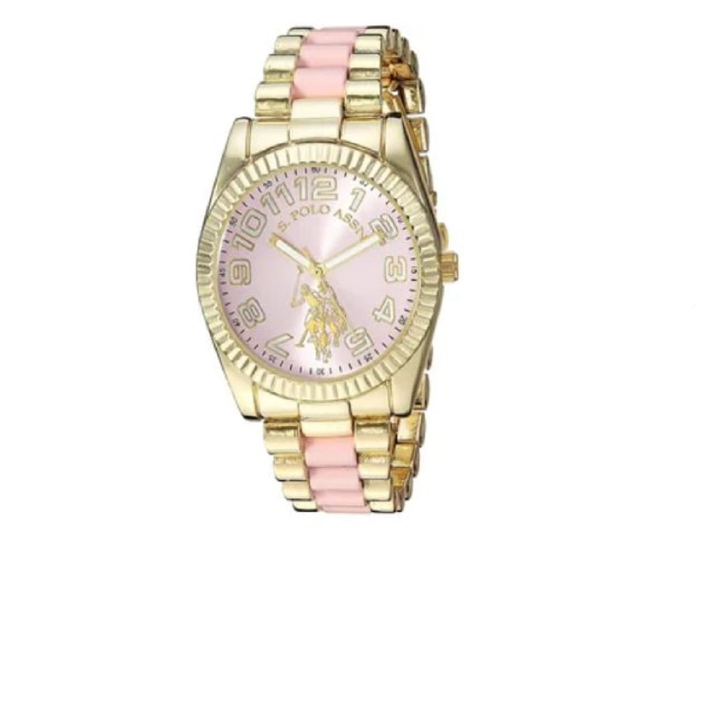 Us Polo Assn Reloj Analógico Mujer 4118 Plateado Oro Rosa