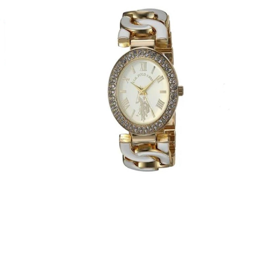 Us Polo Assn Reloj Analógico Mujer 4266 Oro Blanco