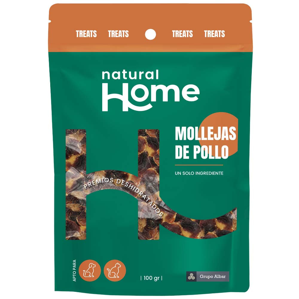 Comida para Perros NATURAL HOME Molleja de Pollo 100g