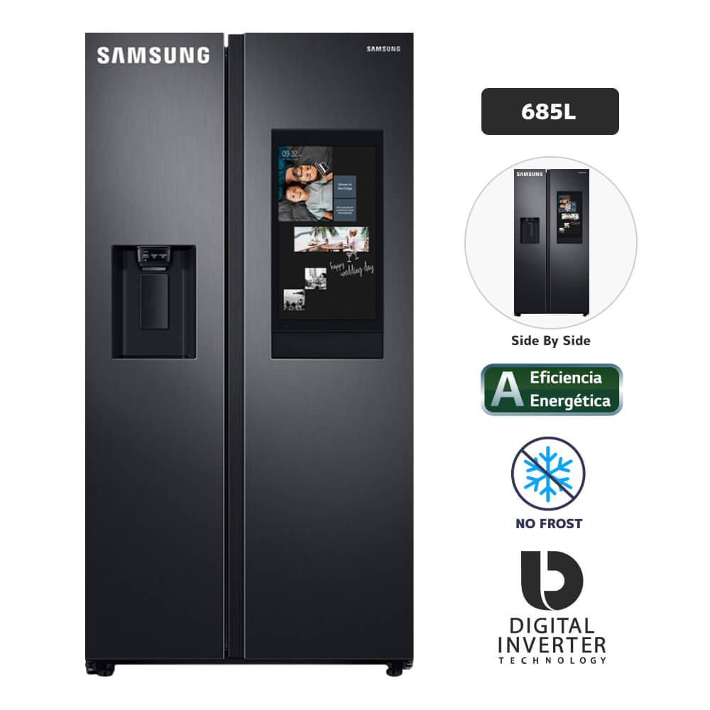 Refrigeradora SAMSUNG 685L No Frost RS27T5561B1/PE Negro