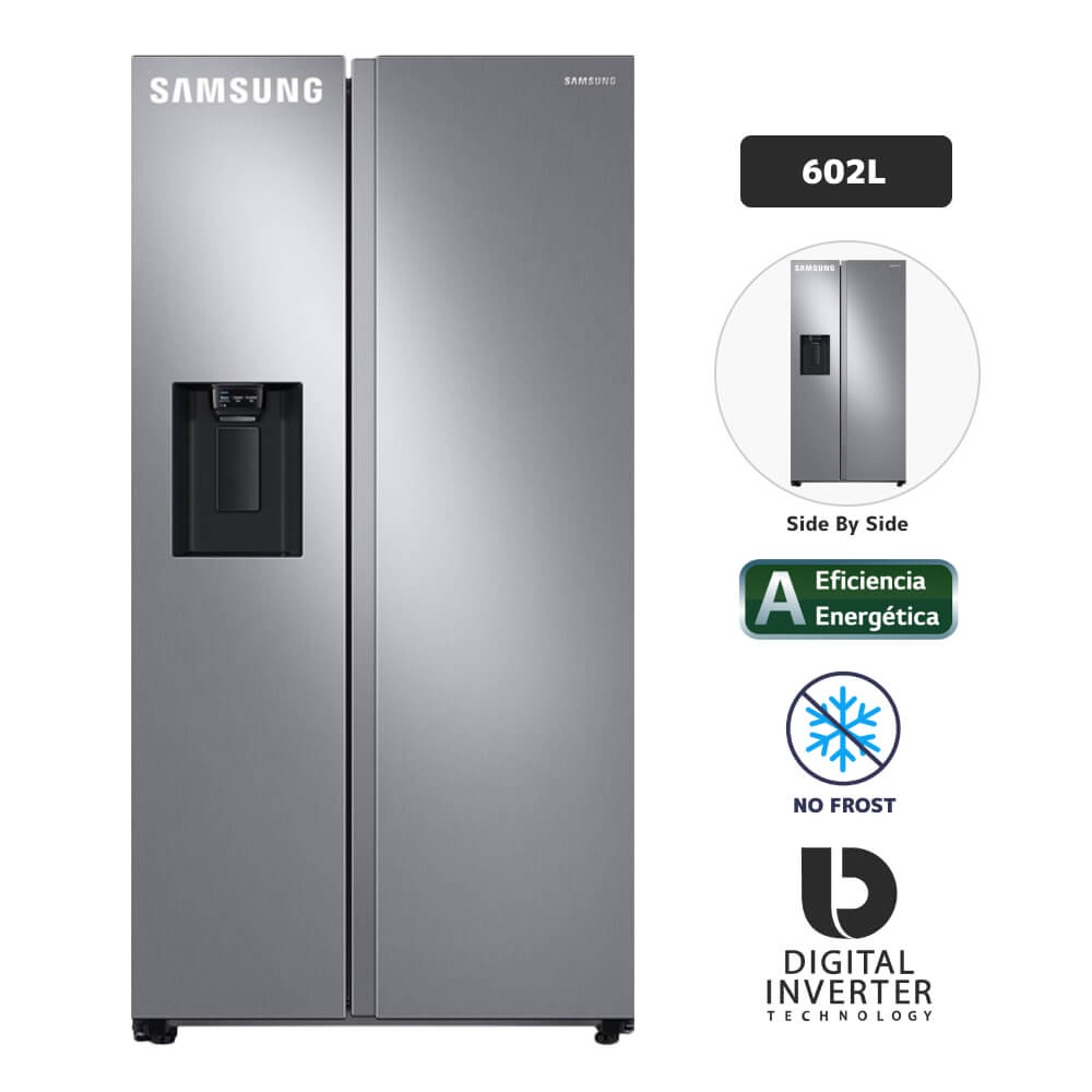 Refrigerador SAMSUNG 602L No Frost  RS60T5200S9 Plata