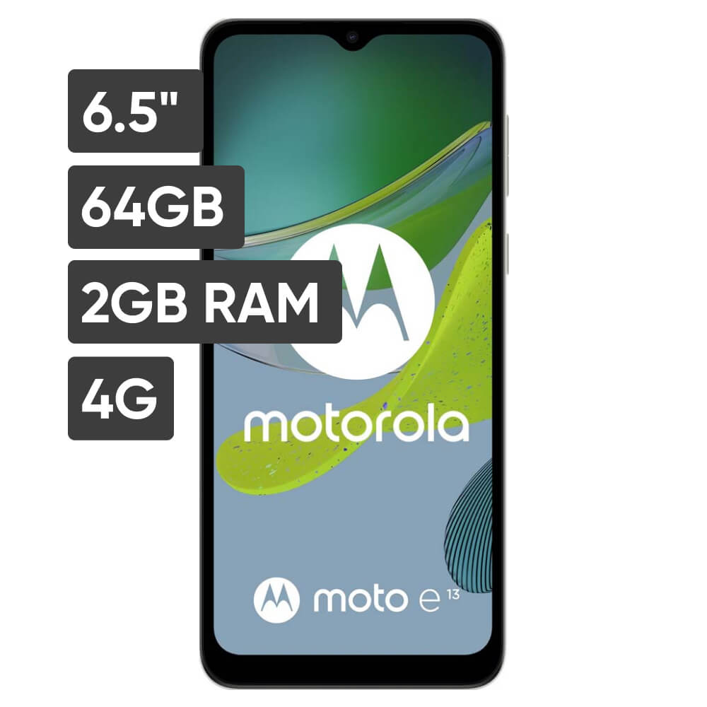 Smartphone MOTOROLA E13 6.5" 2GB 64GB 13MP Verde