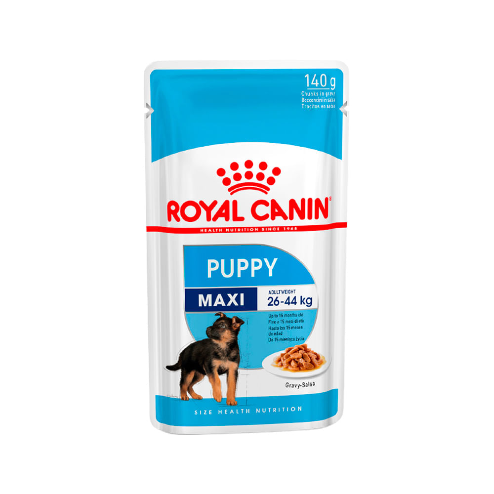 Comida De Perro Royal Canin Maxi Cachorro Gravy 10 X 140 G