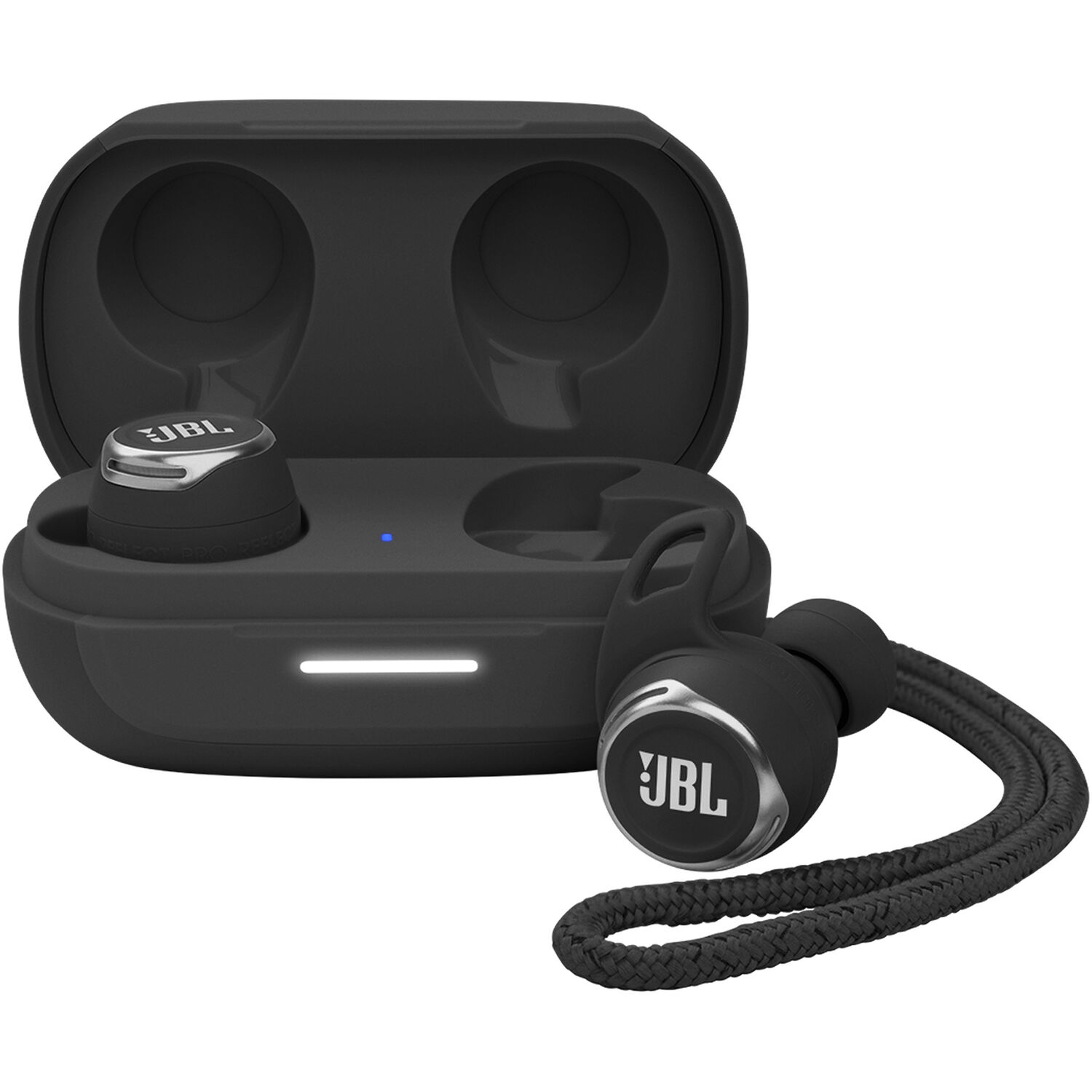 JBL Reflect Flow Pro Audífonos deportivos internos inalámbricos con cancelación de ruido (negro)