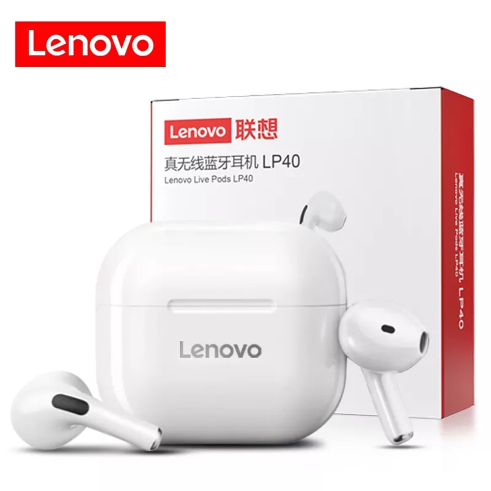 Audífonos Bluetooth Lenovo LP40 TWS  Inalámbricos