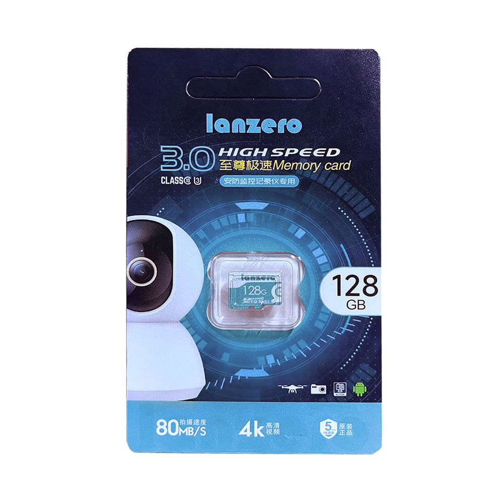 Memoria TF MicroSD XC 128GB Clase 10