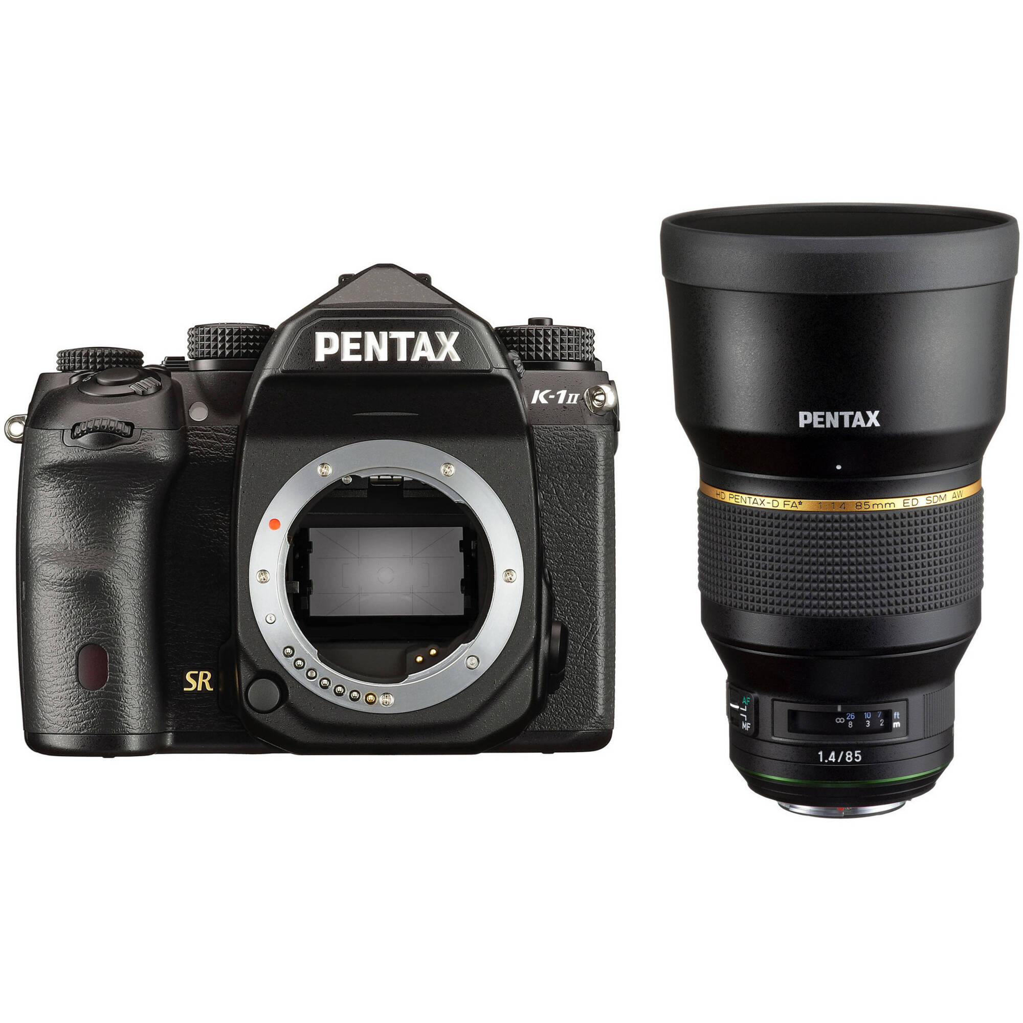 Cámara Pentax K-1 Mark II DSLR con kit de lentes HD PENTAX-D FA* 85 mm f/1.4 ED SDM AW