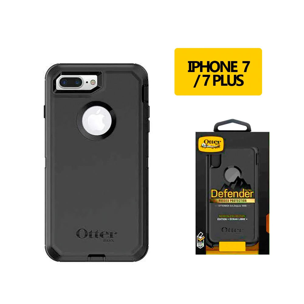 Case Otterbox Anticaidas Negro Para iPhone 7